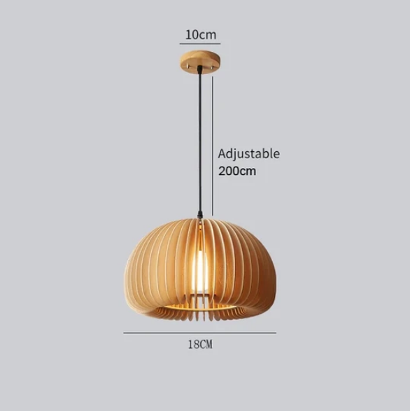 Adjustable Creativity Wood Pendant Lamp